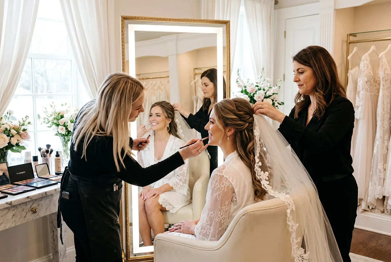 Bridal Hair and Makeup Preview Session